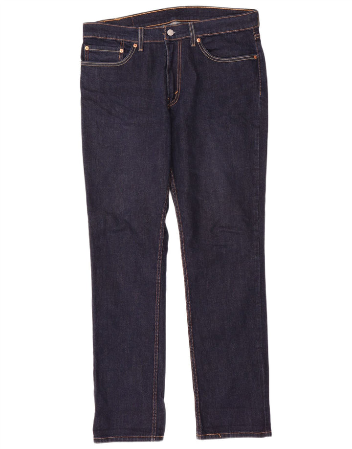 Levi's Herre 511 Slim Jeans W34 L32 Marineblå Bomuld
