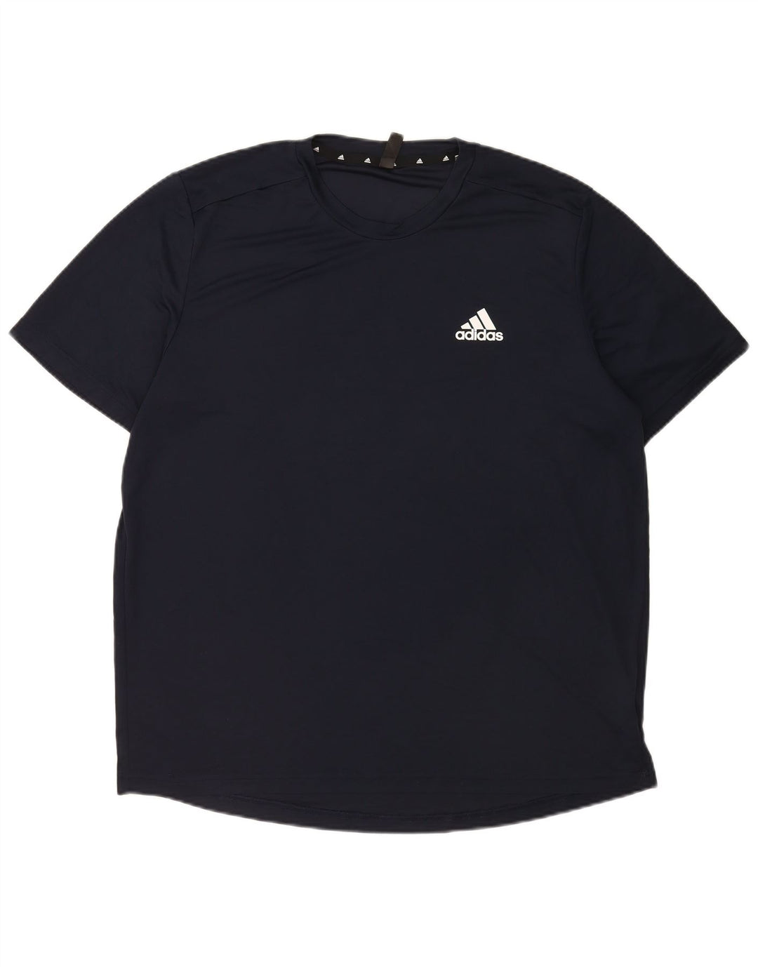 Adidas Herre Aeroready T-Shirt Top XL Navy Blue Polyester