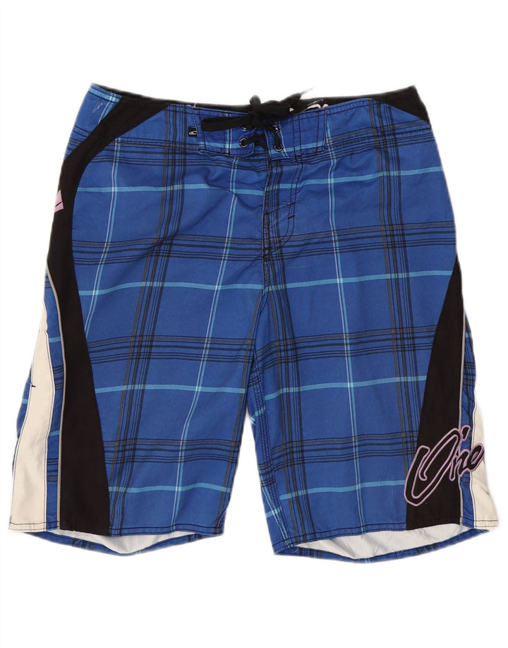 O'Neill Grafiske svømmeshorts til mænd mellemblå plaid