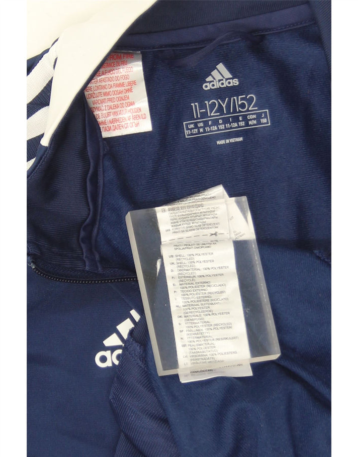 Adidas Træningsdragt Topjakke til drenge 11-12 år Navy Blue Colourblock