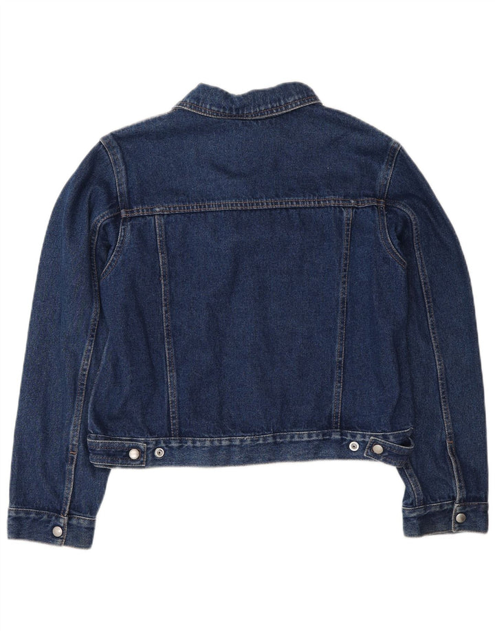Benetton Boys Denimjakke 9-10 År Stor Blå Bomuld