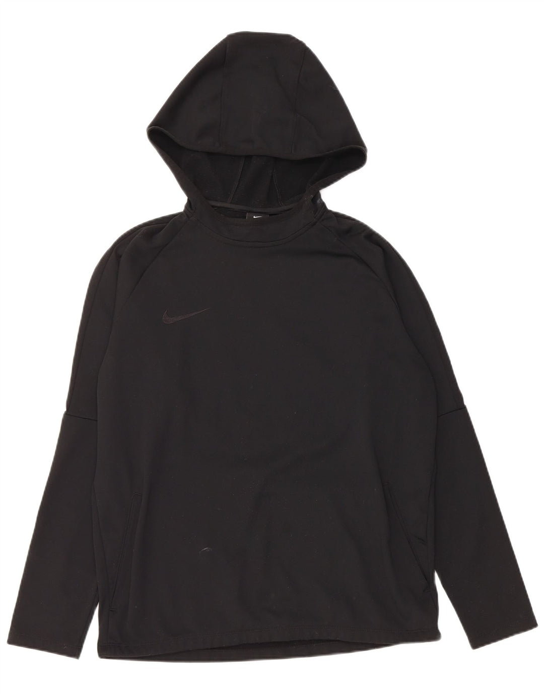 Nike Herre Dri Fit Hættetrøje Jumper Medium Sort Polyester