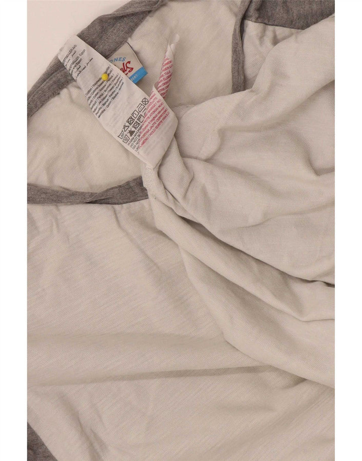 Jack & Jones Herre T-Shirt Top Stor Hvid Colourblock Bomuld