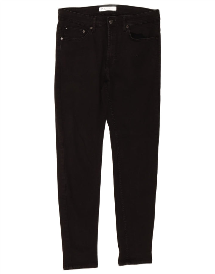ZARA Mens Skinny Jeans EU 42 Large W32 L29 Black