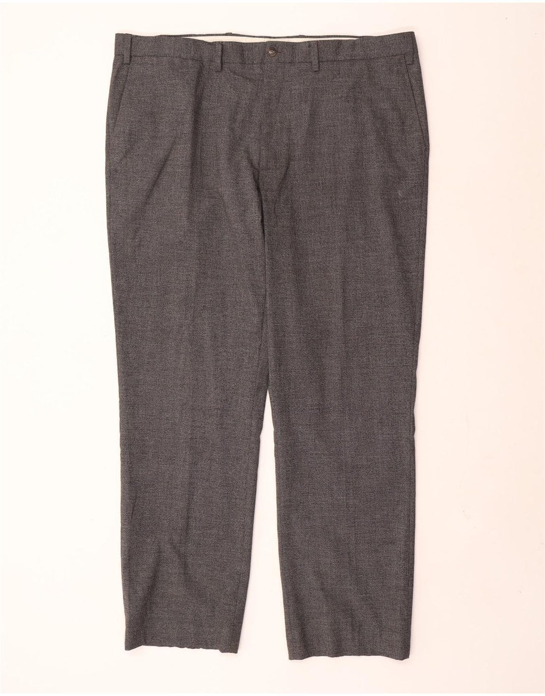 Marks & Spencer Herre Regular Casual Bukser W42 L31 Grå Houndstooth