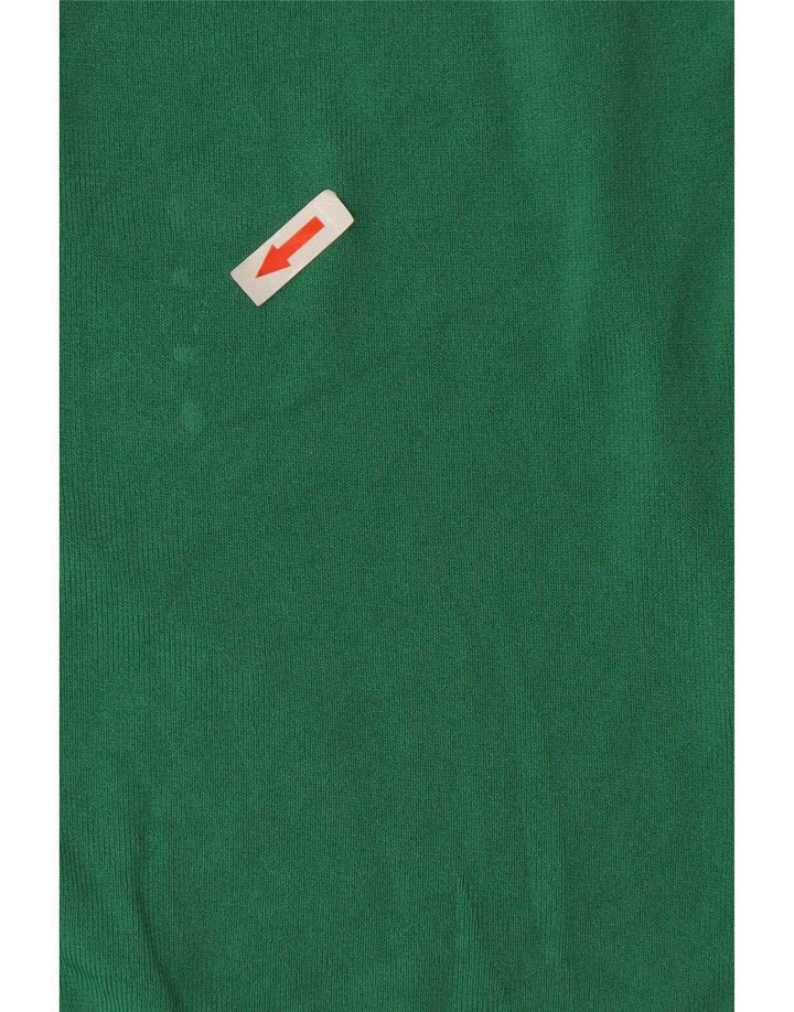 Zara Dame Cardigan Sweater UK 12 Medium Green Rayon