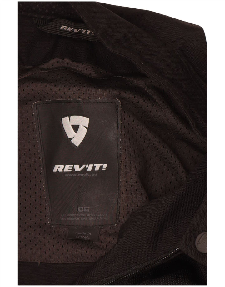 Revit Herre Motorstyle Graphic Racer Jacket UK 36 Small Black Polyamide