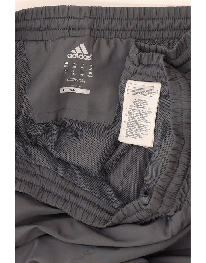 Adidas Herre Climacool Træningsdragt Bukser Joggers 2XL Grå Colourblock