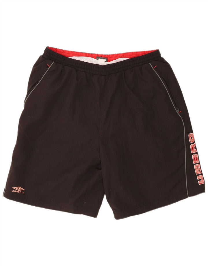 Umbro Herre Graphic Sports Shorts XL Sort Polyester
