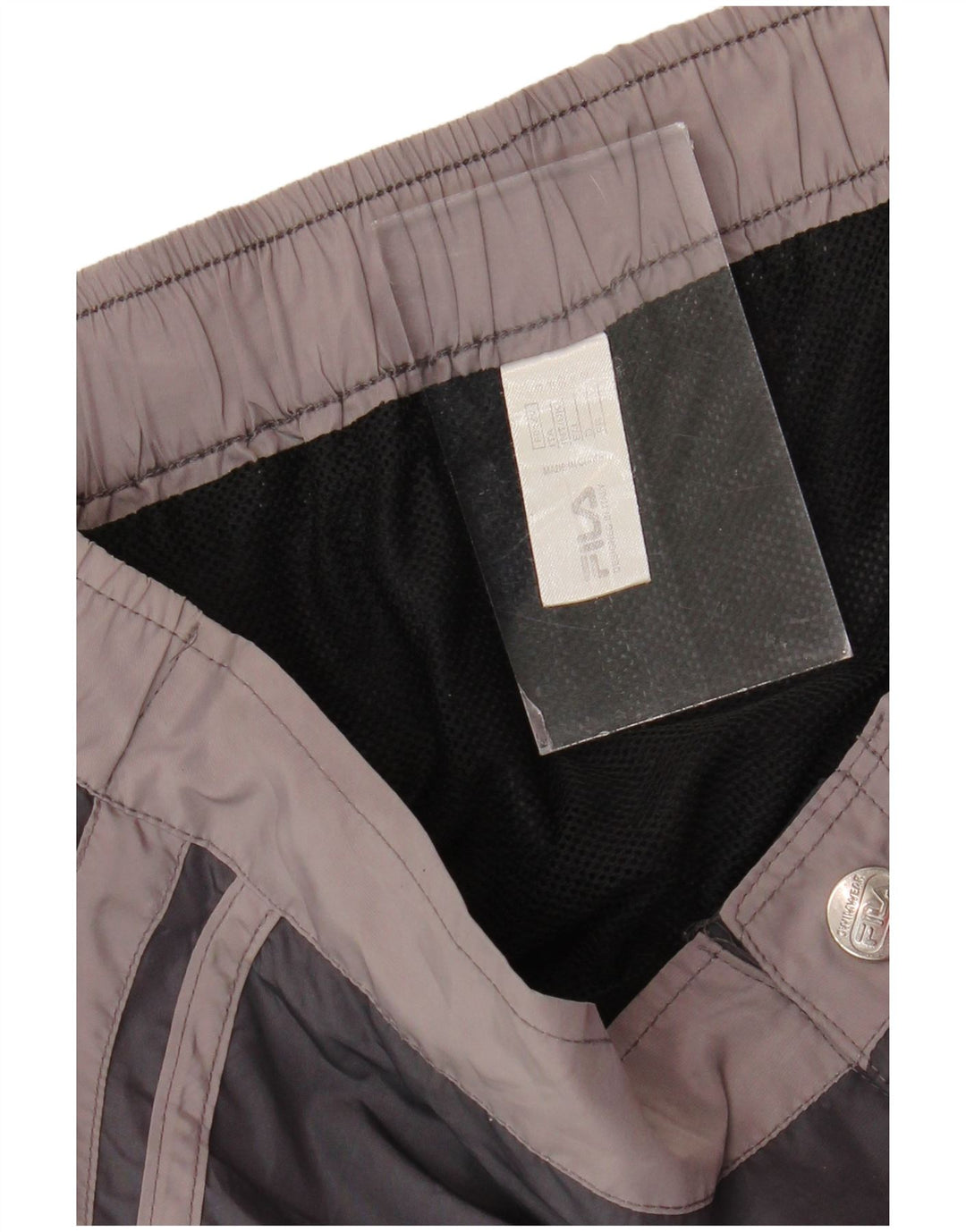 FILA Badeshorts til mænd Small Black Colourblock Polyester