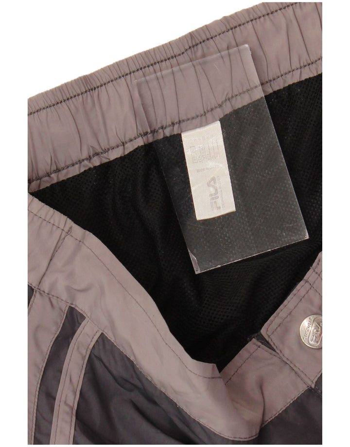 FILA Badeshorts til mænd Small Black Colourblock Polyester