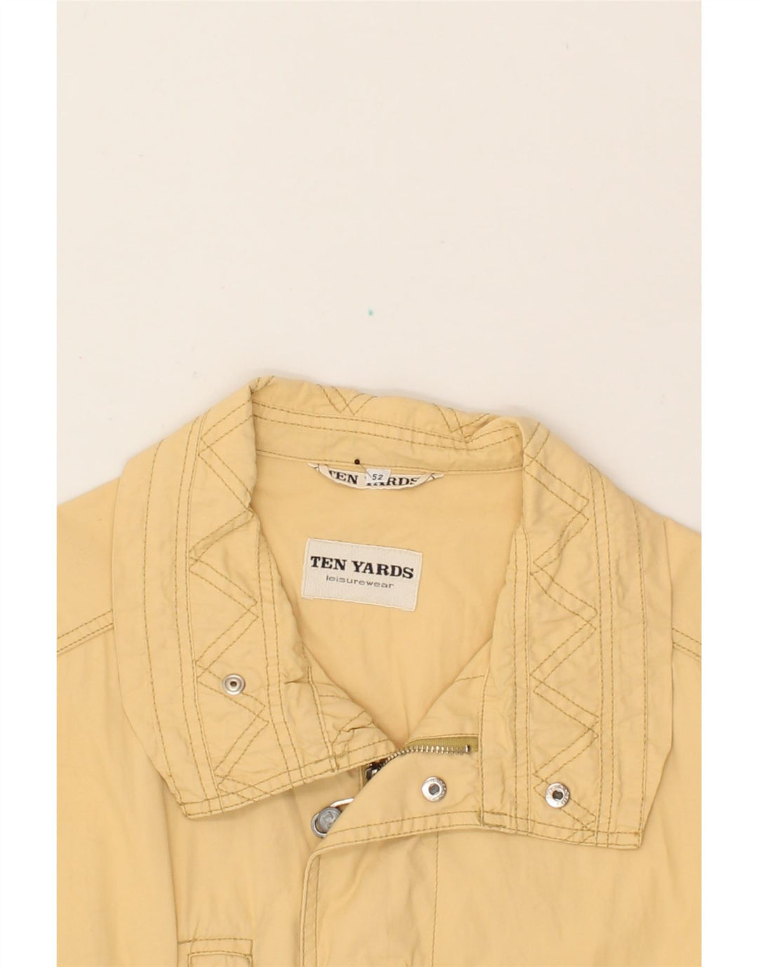 COLMAR Mens Bomber Jacket IT 52 Large Beige Cotton Vintage Colmar and Second-Hand Colmar from Messina Hembry 