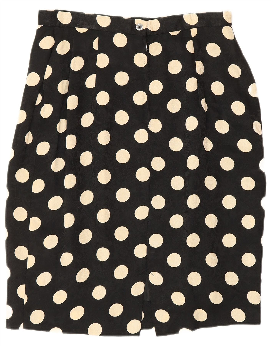 Vintage Kvinder kortærmet 2-delt nederdel Sæt UK 12 Medium W28 Sort