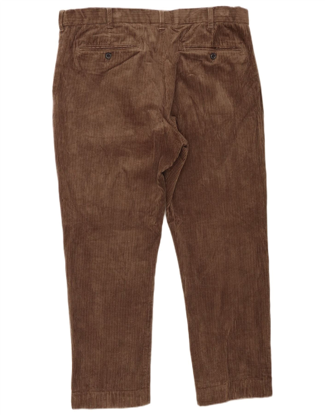 Marks & Spencer Herre Regular Corduroy Bukser W38 L28 Brun Bomuld