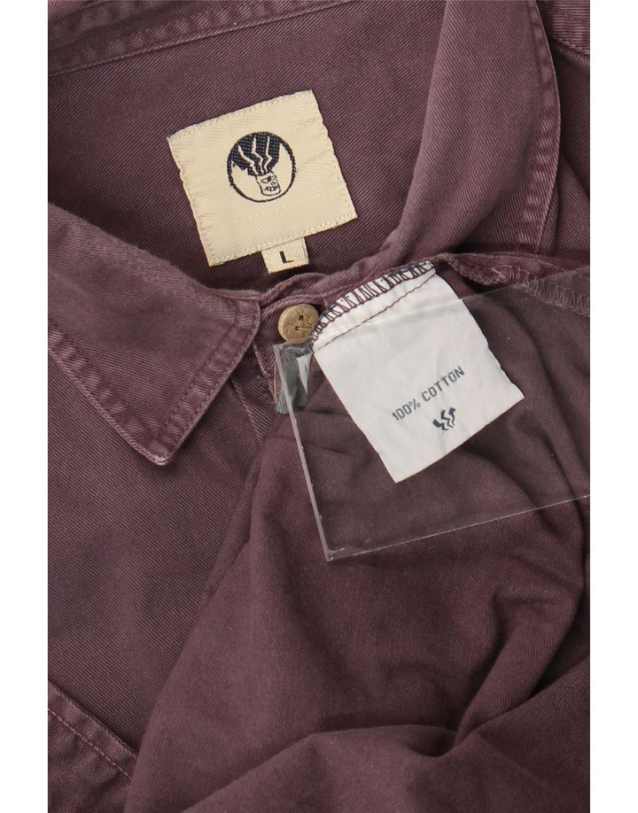 Fat Face Herreskjorte Stor Lilla Bomuld