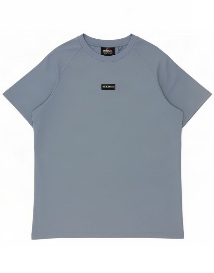Mckenzie Herre T-Shirt Top Medium Blue Polyester