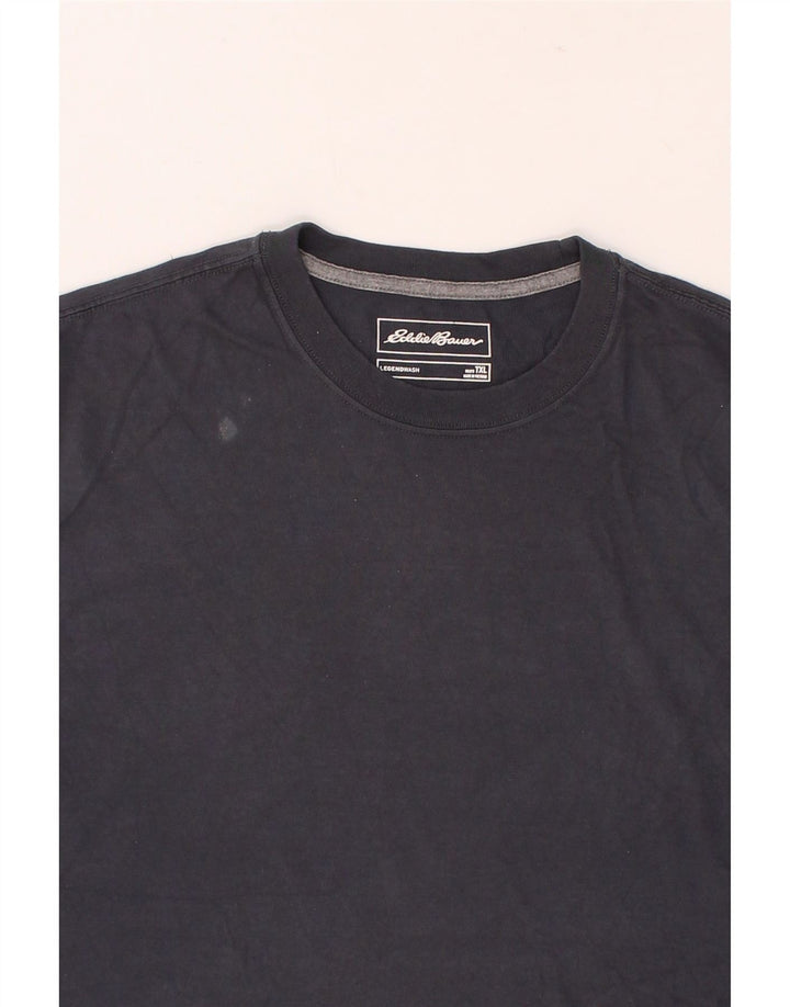 EDDIE BAUER Mens T-Shirt Top XL Grey Cotton Vintage Eddie Bauer and Second-Hand Eddie Bauer from Messina Hembry 