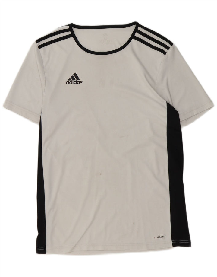Nike Aeroready T-Shirt Top Medium White Colourblock Polyester