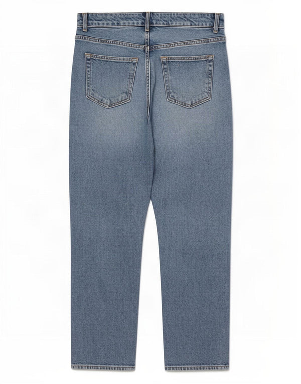 Zara Womens Cropped Jeans EU 38 Small W28 L25 Blue Cotton