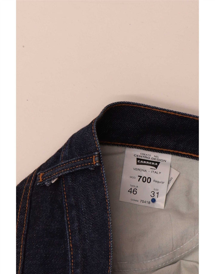 Carrera Herre 700 Straight Jeans W31 L35 Marineblå Bomuld
