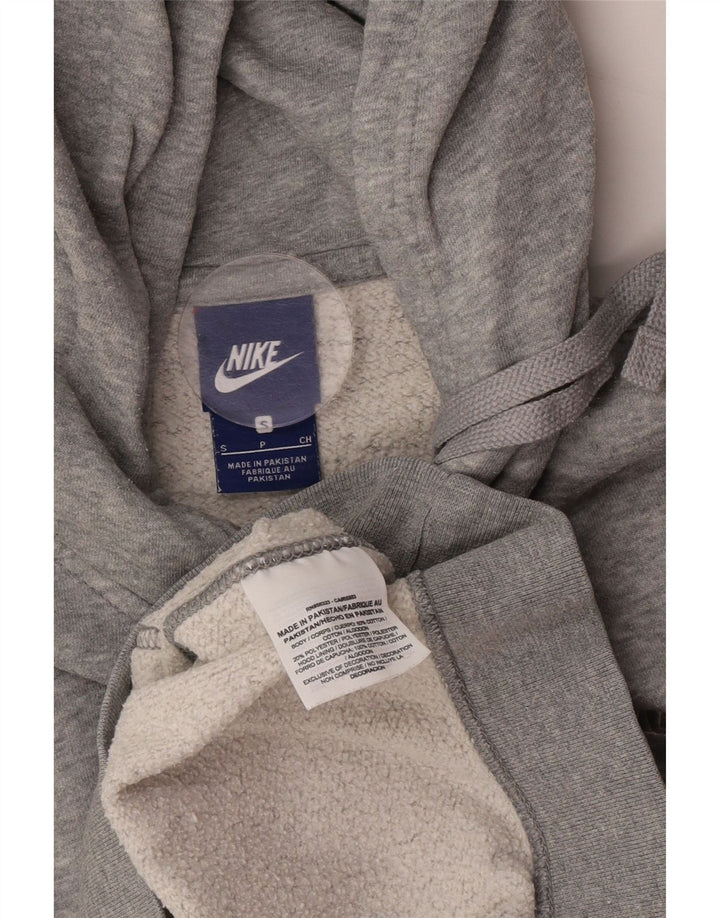 NIKE hættetrøje til mænd, lille grå flækket bomuld
