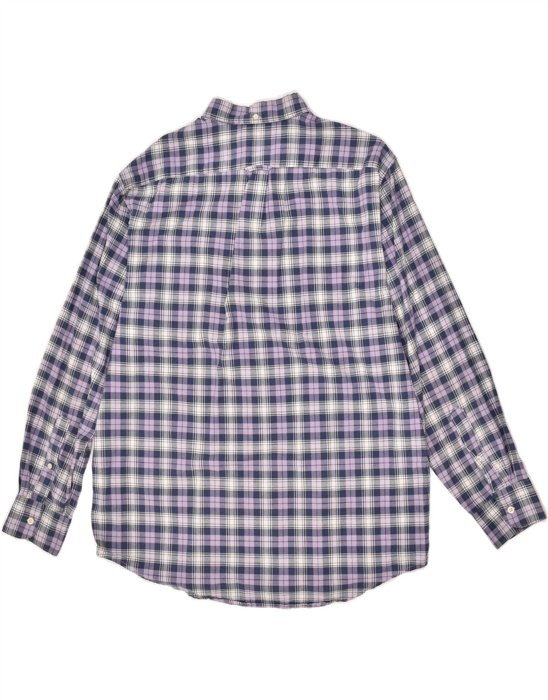 IZOD Mens Shirt Large Blue Check | Vintage Izod | Thrift | Second-Hand Izod | Used Clothing | Messina Hembry 