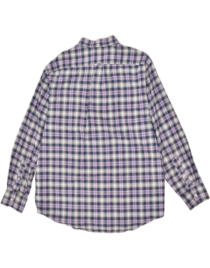 IZOD Mens Shirt Large Blue Check | Vintage Izod | Thrift | Second-Hand Izod | Used Clothing | Messina Hembry 