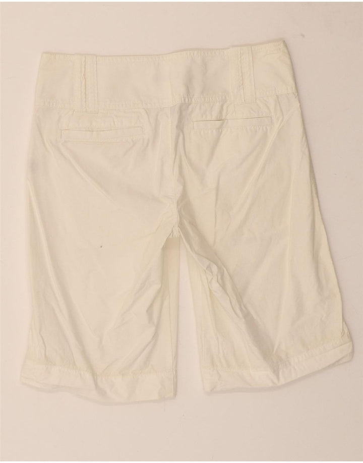 ARMANI EXCHANGE Womens Casual Shorts US 0 XS W28  White Vintage Armani Exchange and Second-Hand Armani Exchange from Messina Hembry 