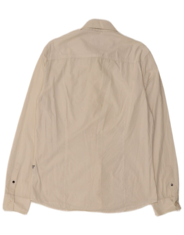 Guess Slim Fit skjorte til mænd, stor hvid