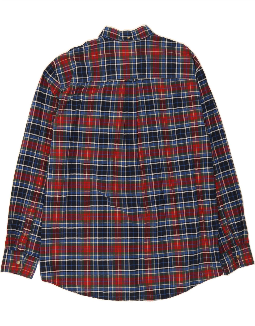 IZOD Mens Big & Tall Flannel Shirt XL Red Check Cotton Vintage Izod and Second-Hand Izod from Messina Hembry 