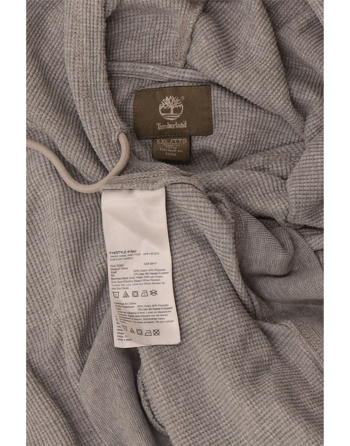 Timberland Herre Hooded Top Langærmet 2XL Grå Bomuld