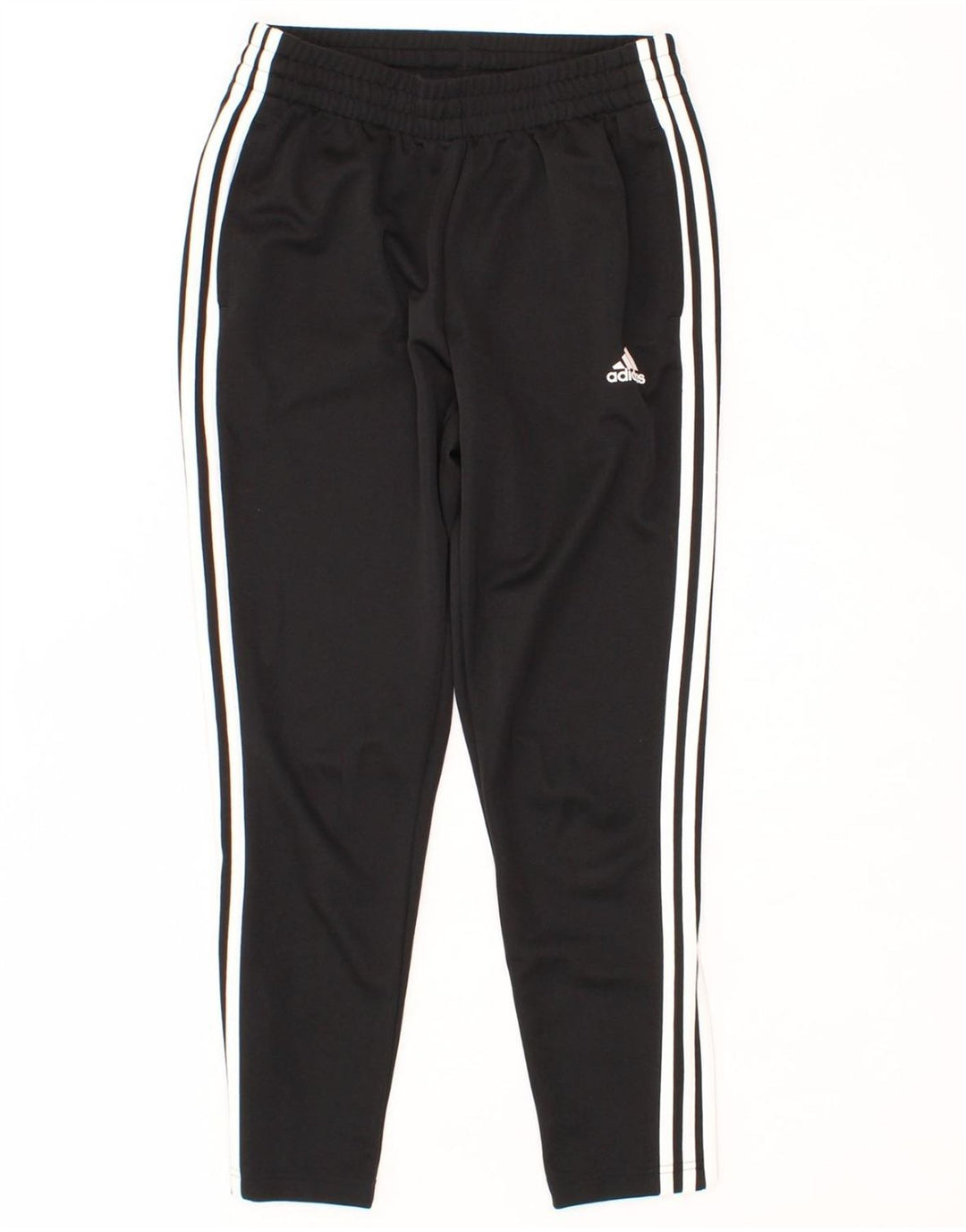 ADIDAS Womens Tracksuit Trousers UK 8/10 Small  Black Polyester Vintage Adidas and Second-Hand Adidas from Messina Hembry 