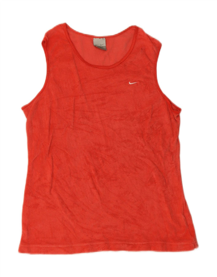 Nike Damevest Top US 12/14 Large Red Bomuld