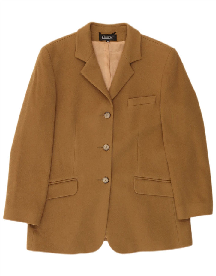 Clement Dame 3-knaps blazerjakke IT 42 Medium Beige Cashmere