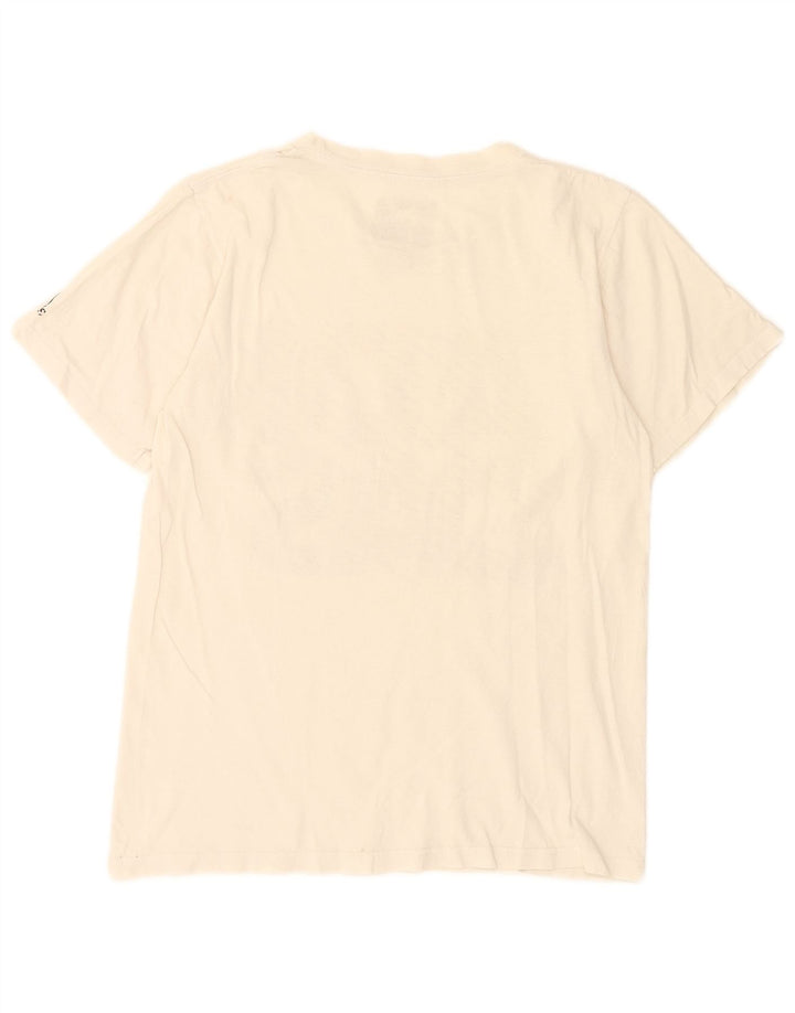 Adidas Grafisk T-shirt top til mænd, lille hvid bomuld