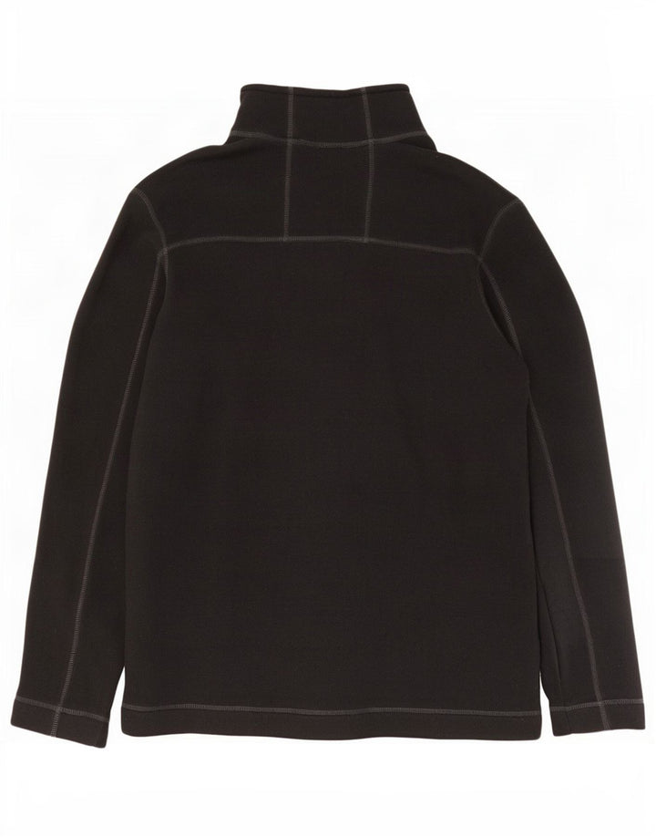 Columbia Herre Zip Neck Jumper Sweater Stor Sort Polyester