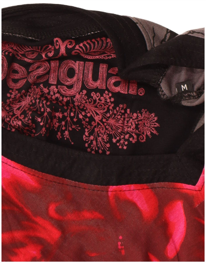 Desigual Dame Grafisk Top Langærmet UK 12 Medium Multicolored Floral