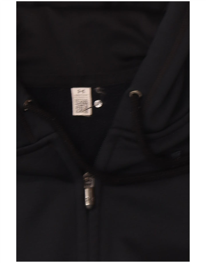 Under Armour Herre hættetrøje med lynlås, lille sort