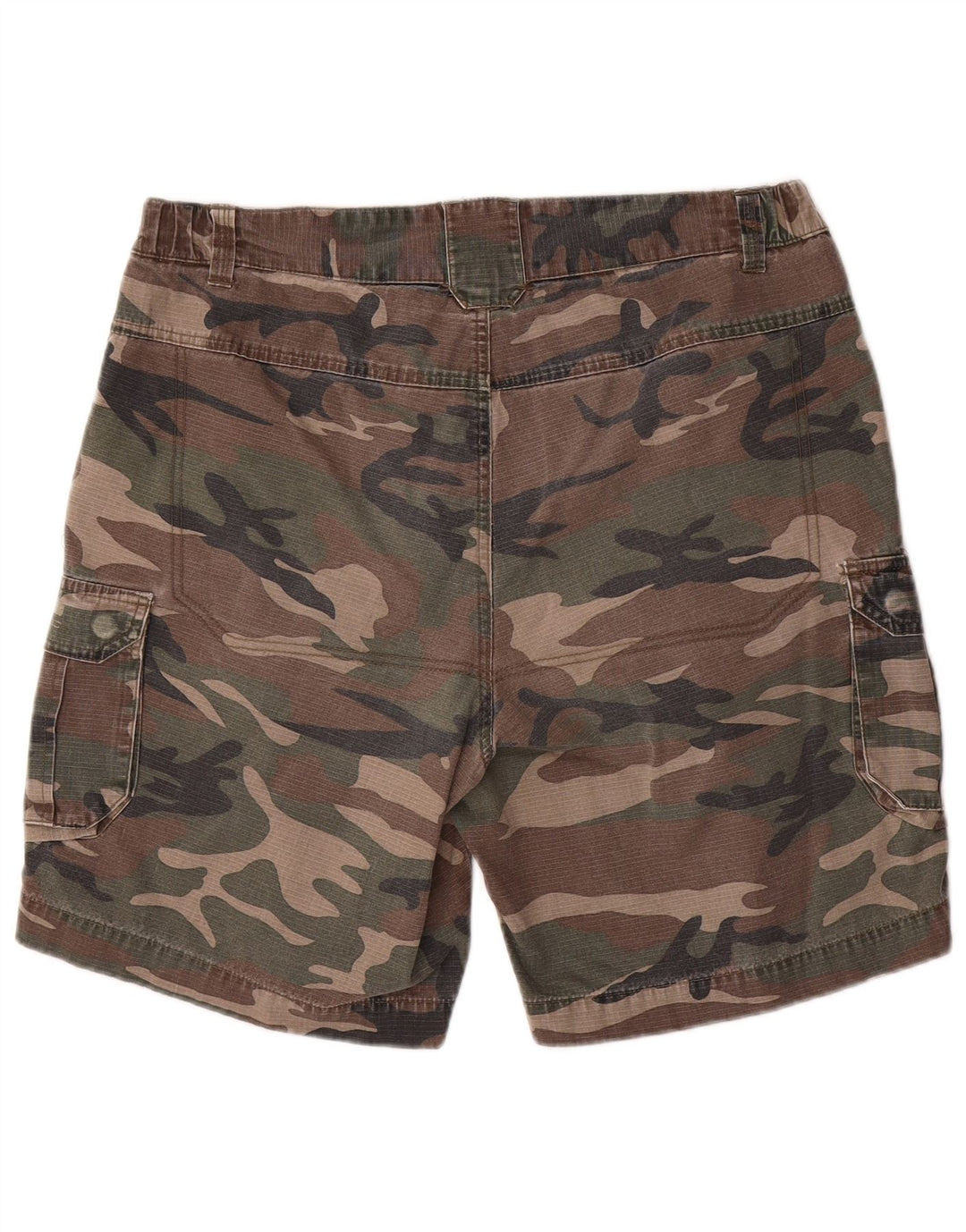 SOLOGNAC Herre Cargo Shorts Large W36 Khaki Camouflage Bomuld