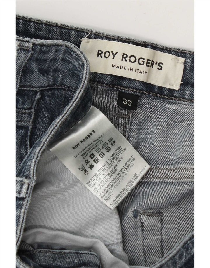 Roy Rogers Straight Jeans til mænd W33 L31 blå bomuld