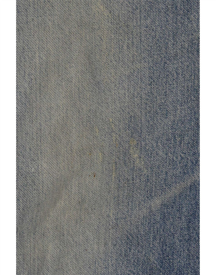 Levi's Men Distressed Straight Jeans W36 L32 Blå Bomuld