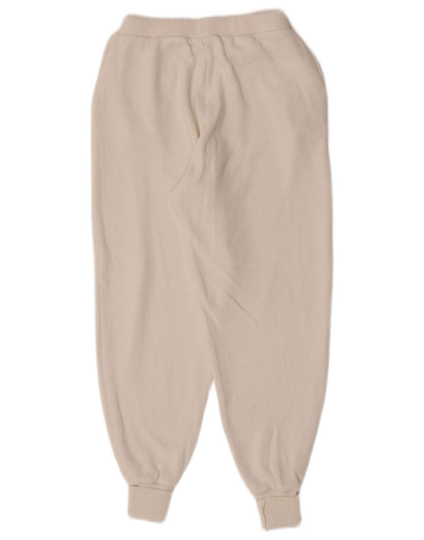 Zara Womens Loose Fit træningsdragt Bukser Joggers UK 8 Small Off White