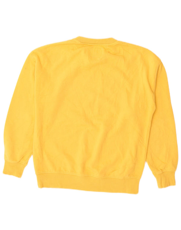 Zara Boys Grafisk Sweatshirt Jumper 11-12 år Gul Bomuld