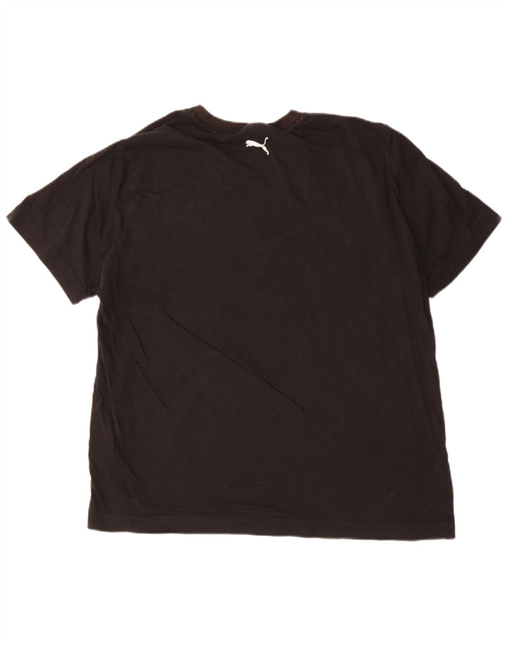 Puma Herre Grafisk T-Shirt Top XL Sort