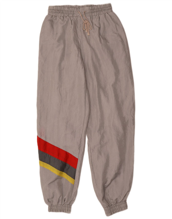Vintage træningsdragt til mænd Joggers Medium Grey Colourblock Polyamid