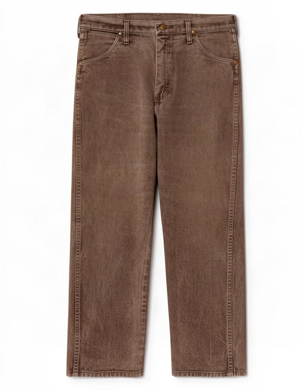 Wrangler Straight Jeans til mænd W32 L28 Brun