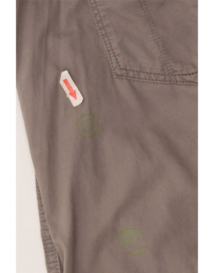 Eddie Bauer Dame Chino Shorts US 12 Large W34 Grå Bomuld