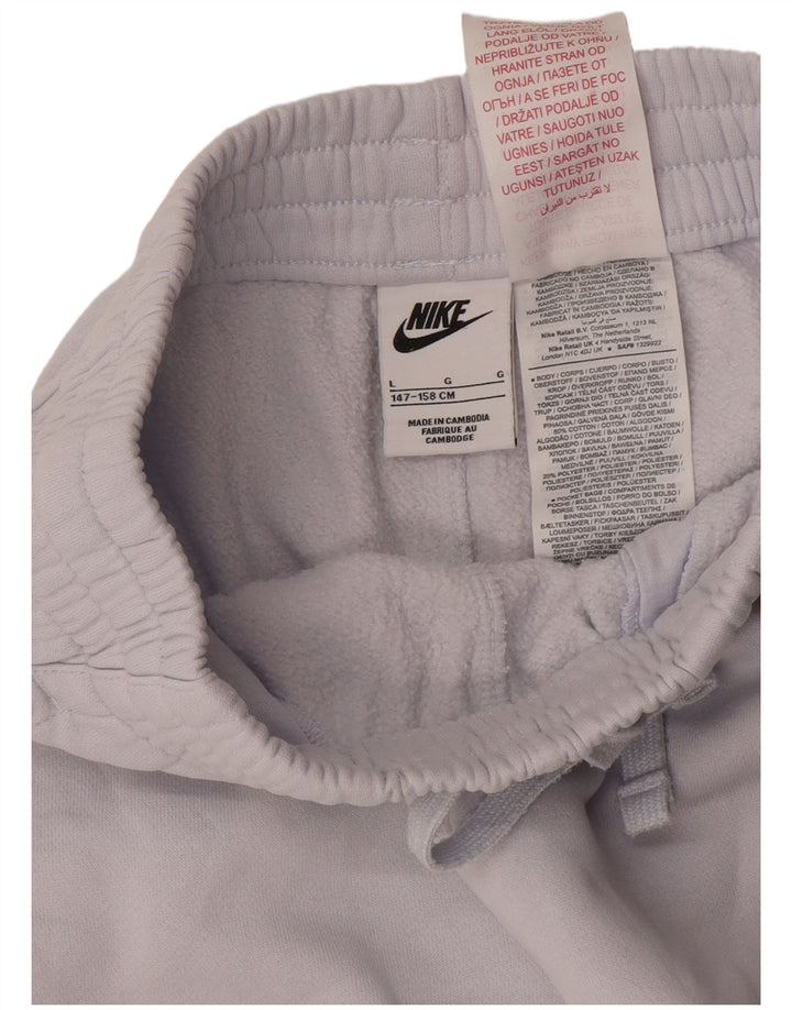 NIKE Træningsdragt til drenge Bukser Joggers 12-13 år Stor blå bomuld