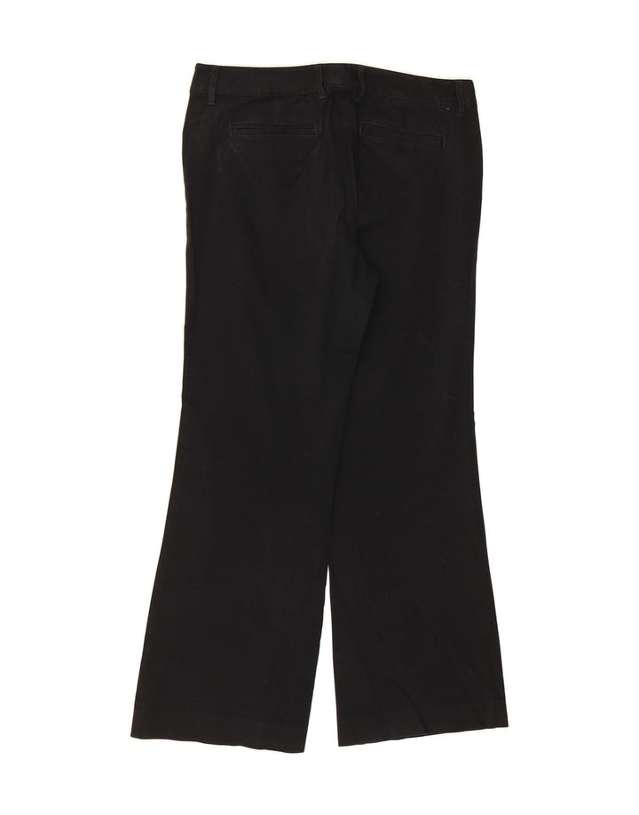 EDDIE BAUER Womens Shaw Fit Casual Trousers US 8 Medium W30 L29 Black Vintage Eddie Bauer and Second-Hand Eddie Bauer from Messina Hembry 