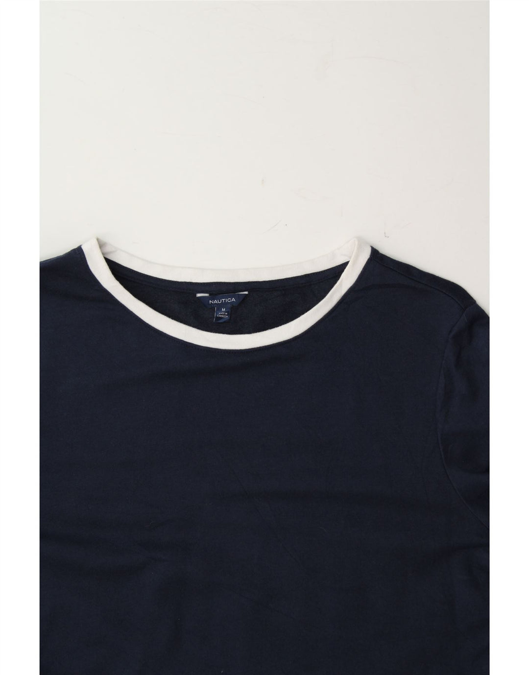 NAUTICA Womens Sweatshirt Jumper UK 14 Medium Navy Blue Cotton Vintage Nautica and Second-Hand Nautica from Messina Hembry 